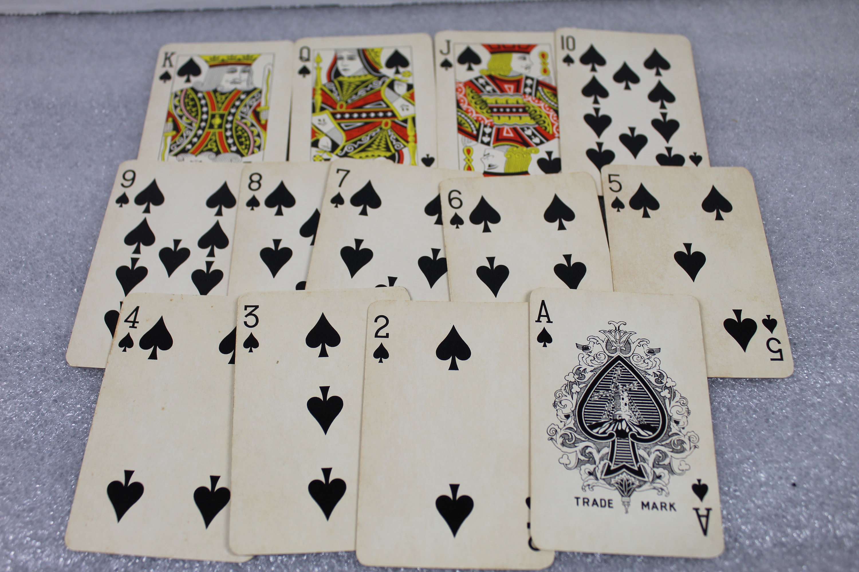 Vintage Plastic Coated Magic Playing Cards Made in Japan / Marked