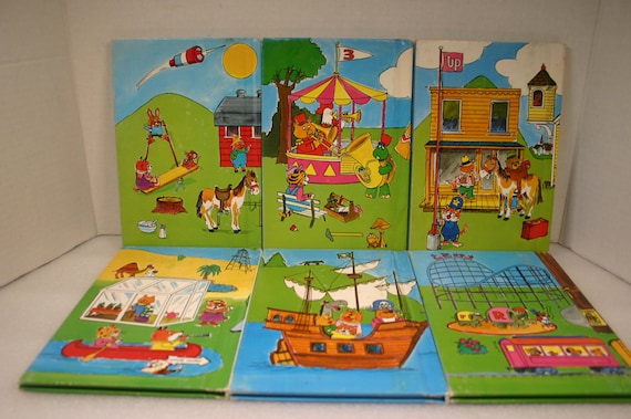 Vintage Lets Discover Words Picture Dictionary Book / Troll