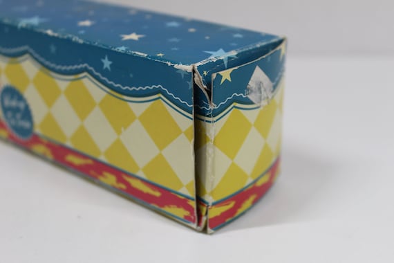 Vintage Russ Berrie & Co Plastic and Tin Wind up Toy Train