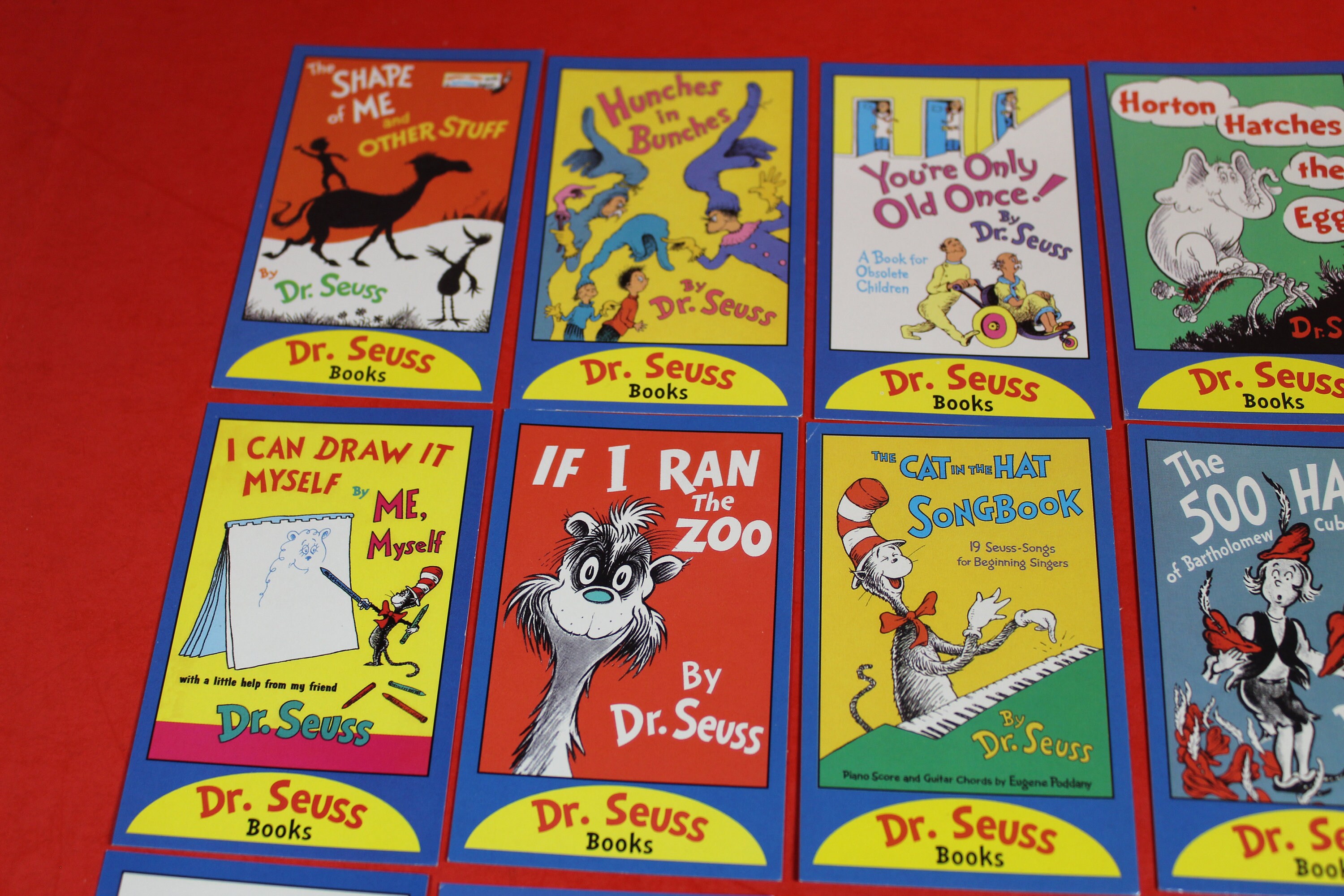 Dr. Seuss Game Cards Vintage Lot of 20 for Crafts, Scrapbooking, Mixed ...