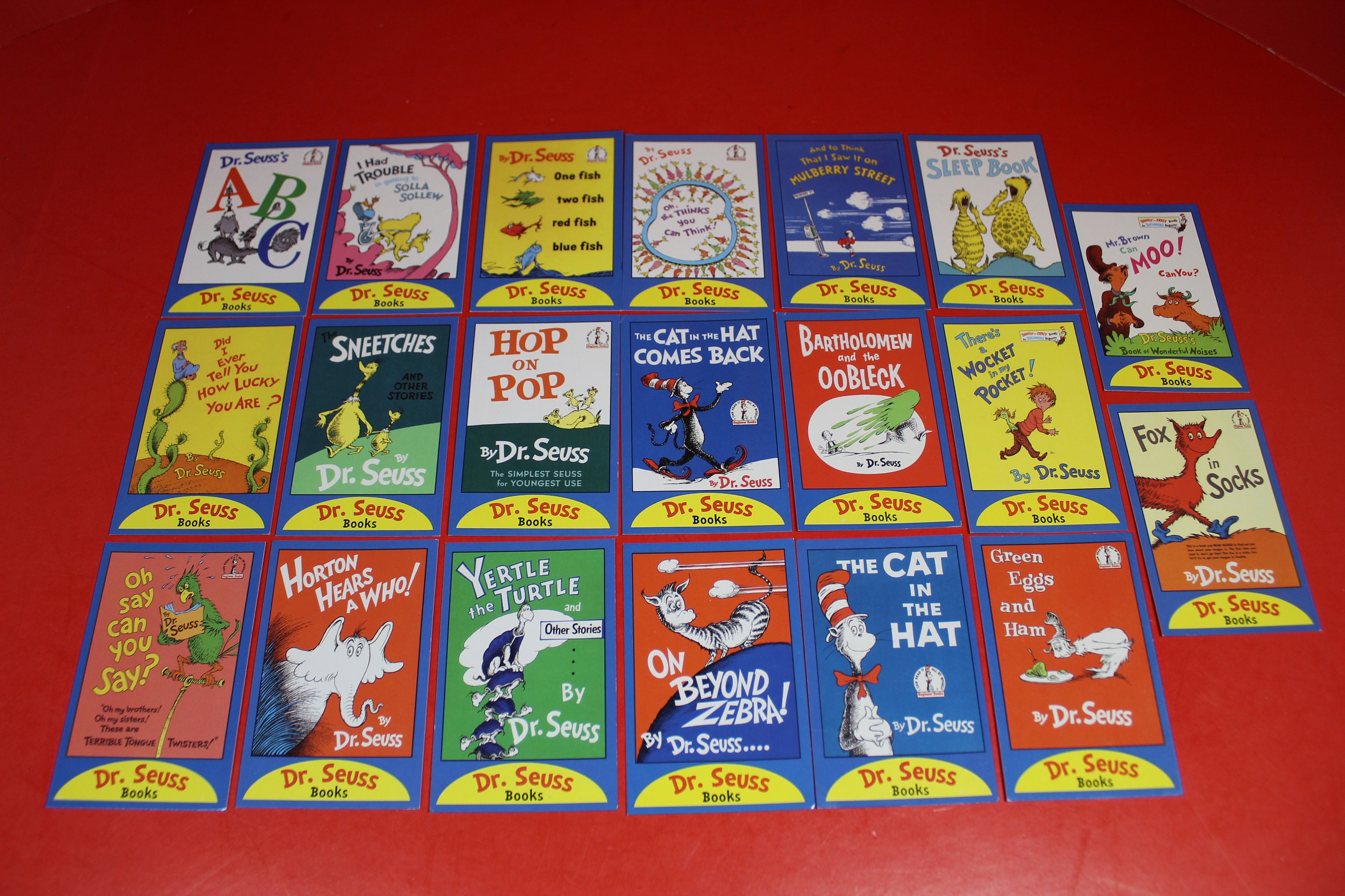 Dr. Seuss Game Cards Vintage Lot of 20 for Crafts, Scrapbooking, Mixed ...