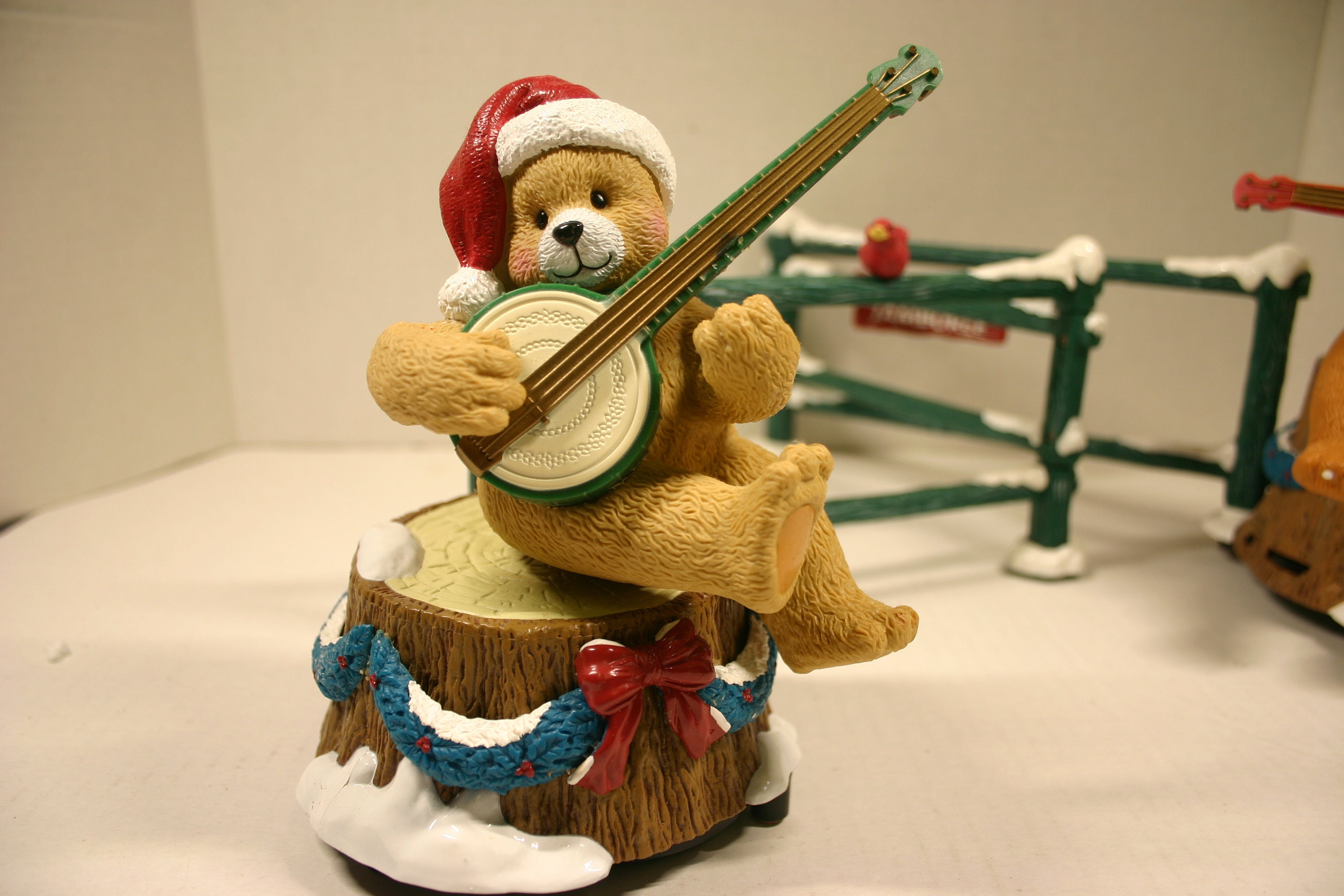 Vintage Mr. Christmas Dueling Banjo Bears Holiday Jamboree