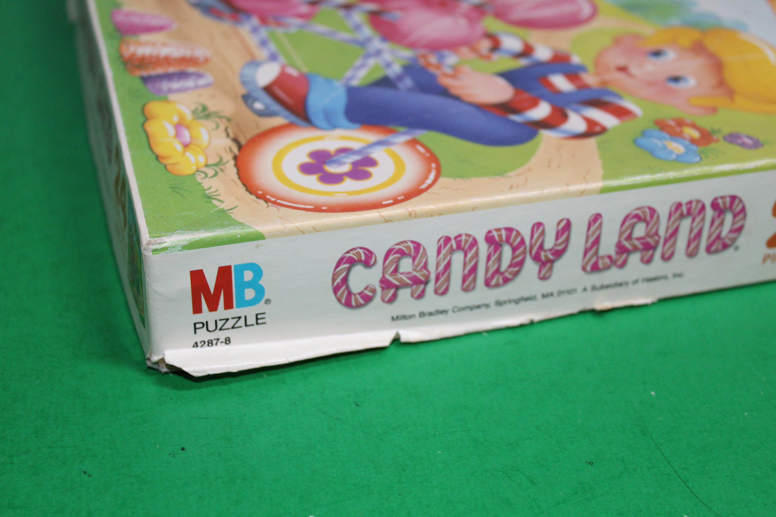 ジグソーパズル CANDY LAND Vintage Candyland 24 Piece Puzzle, Milton Bradley Candyland
