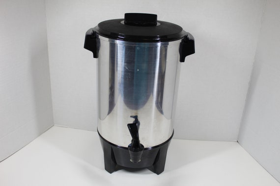 West Bend Coffee Maker, 12 to 30 Cup Automatic Party Perk 58030 W/ Box /  Vintage 1988 / Large Coffee Maker / Retro Kitchen 