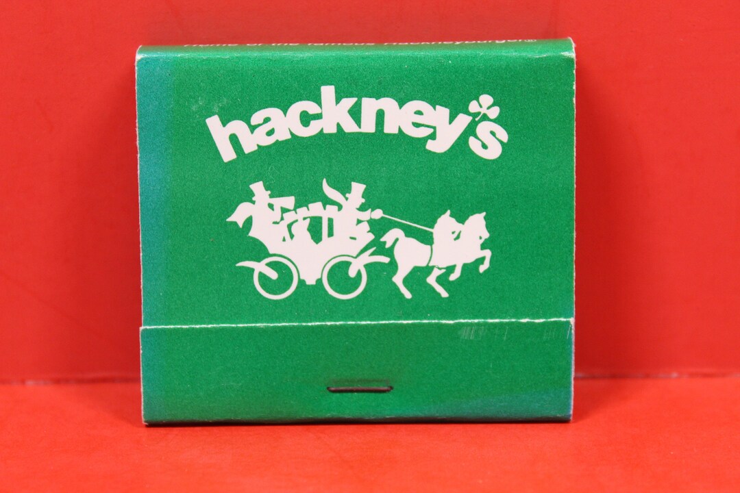 Hackney's Restaurant Vintage Matchbook / Large / Collectible