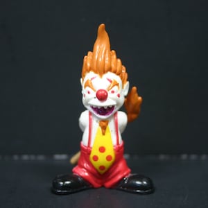 Vintage 90&#39;s Psychoclown Homies Toy Mini Figurine / Lil Homies / Prison Pyro Fire Flaming Psycho Clown