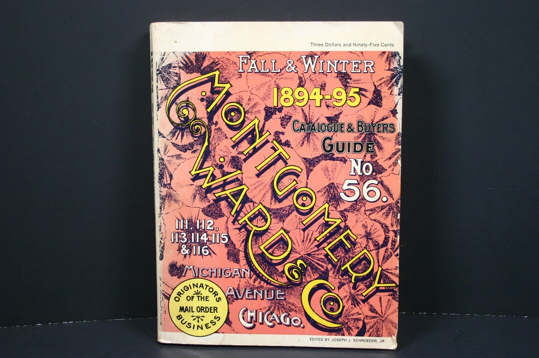 Vintage Montgomery Ward Catalog 189495 Fall & Winter / 70's Reprint