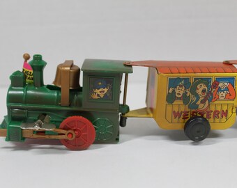 ビンテージ ヒヨコちゃん 1974年 RUSS BERRIE USA製 Vintage Russ Berrie & Co Plastic and Tin Wind up Toy Train