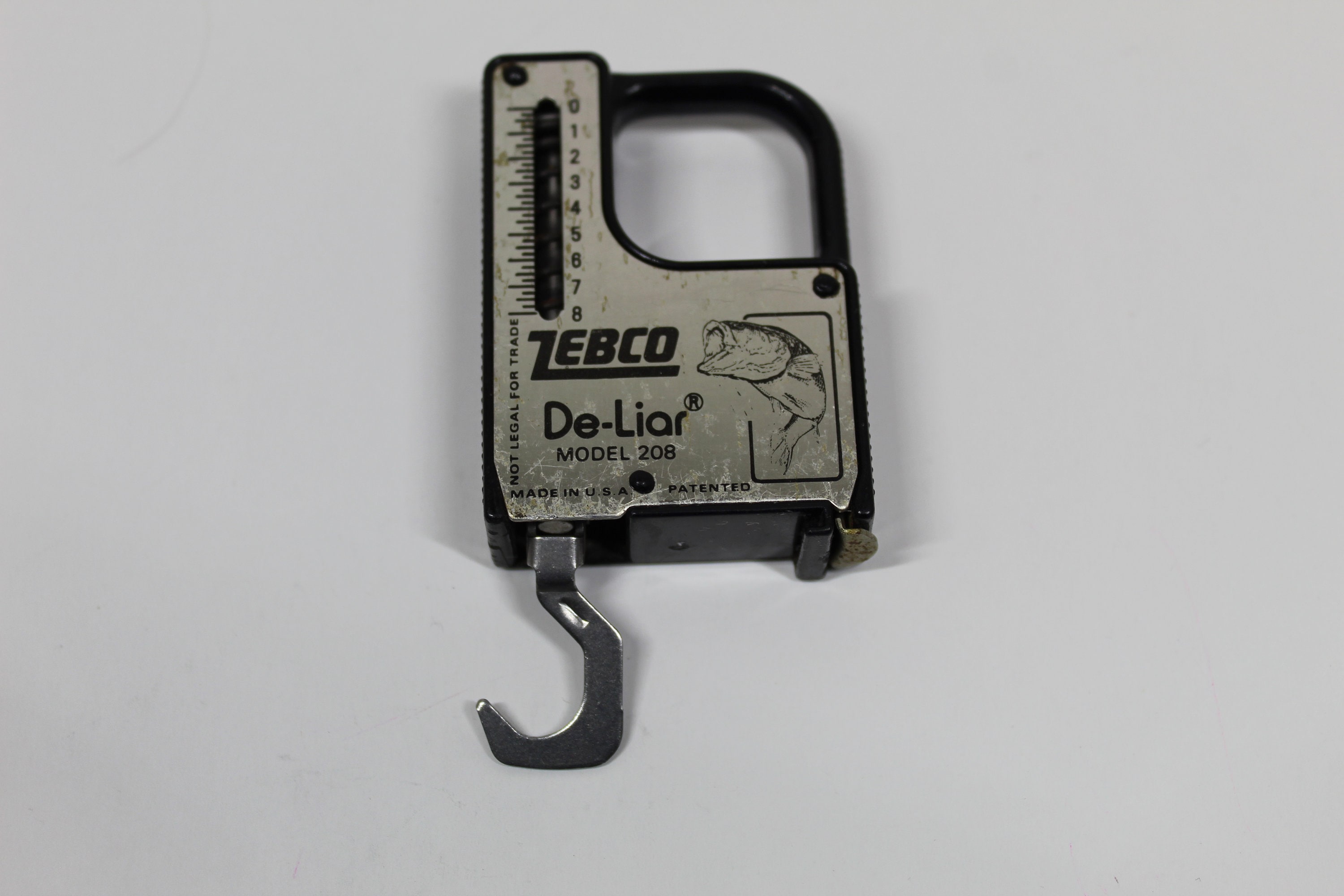 Vintage Zebco Tape Measure Scale Fisherman's De-liar Model 208 / Pocket  Weight and Length Measurement Tool / Made in USA 