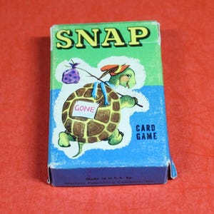 Whitman Mini Snap Card Game In Original Box Vintage Deck