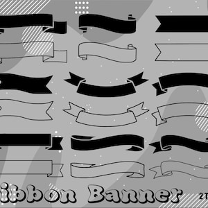 Ribbon Banner SVG | PNG....