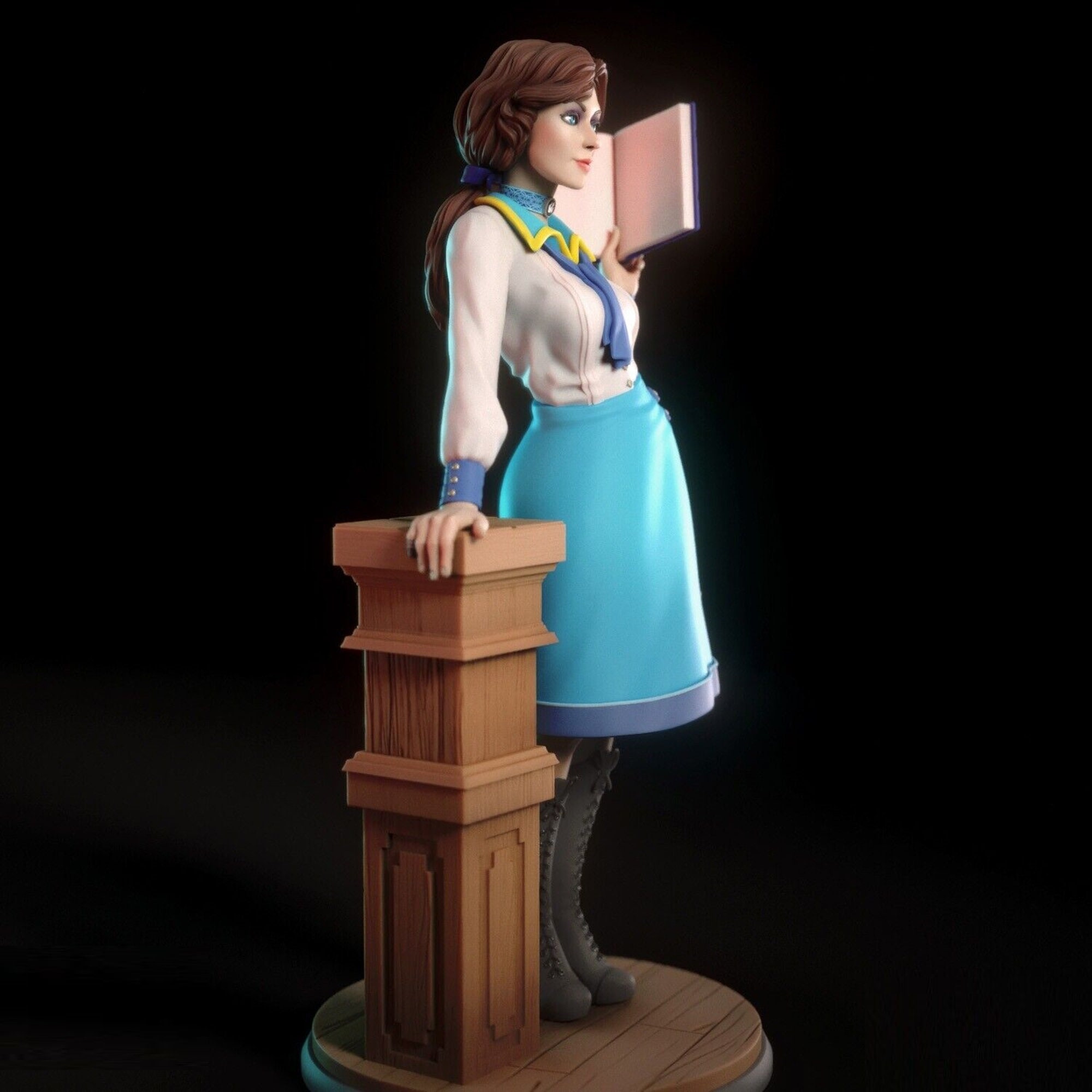 Elizabeth Bioshock_fan_art /resin Scale Model for Assembling and ...