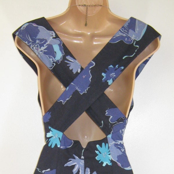 Back Button Decor Dress