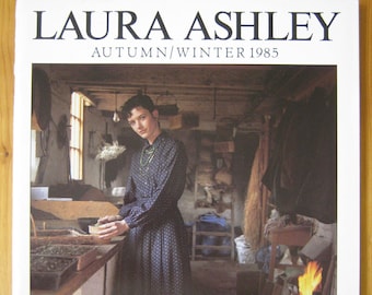 LAURA ASHLEY Vintage Rare Autumn/Winter 1985 Fashion Catalogue