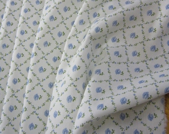 LAURA ASHLEY Vintage 1983 "Kate" Country Furnishing Cotton Fabric, 2,40m x 120cm