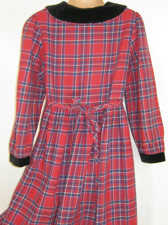 LAURA ASHLEY Vintage "Mother&Child" Label Tartan … - image 10