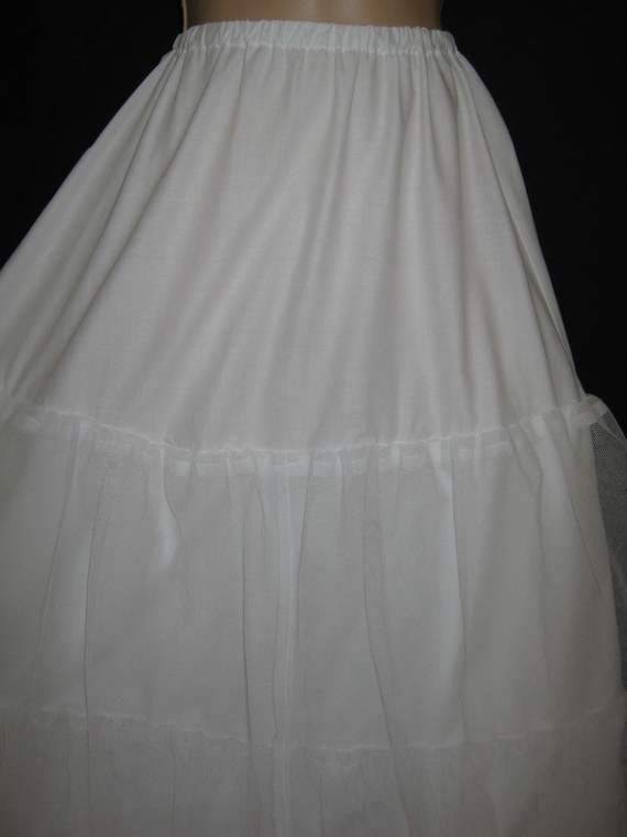 LAURA ASHLEY Vintage White Cotton Midi-Length Tie… - image 8