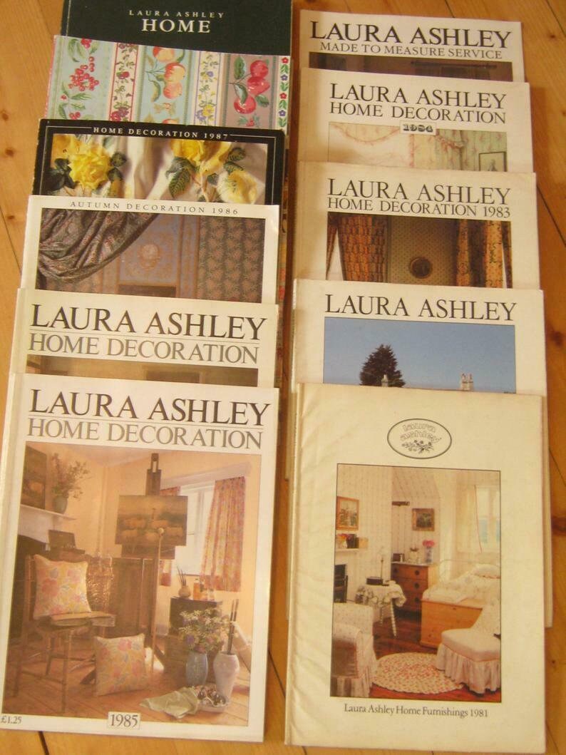 LAURA ASHLEY Vintage 1982 Home Furnishings / Home Decoration Etsy Canada