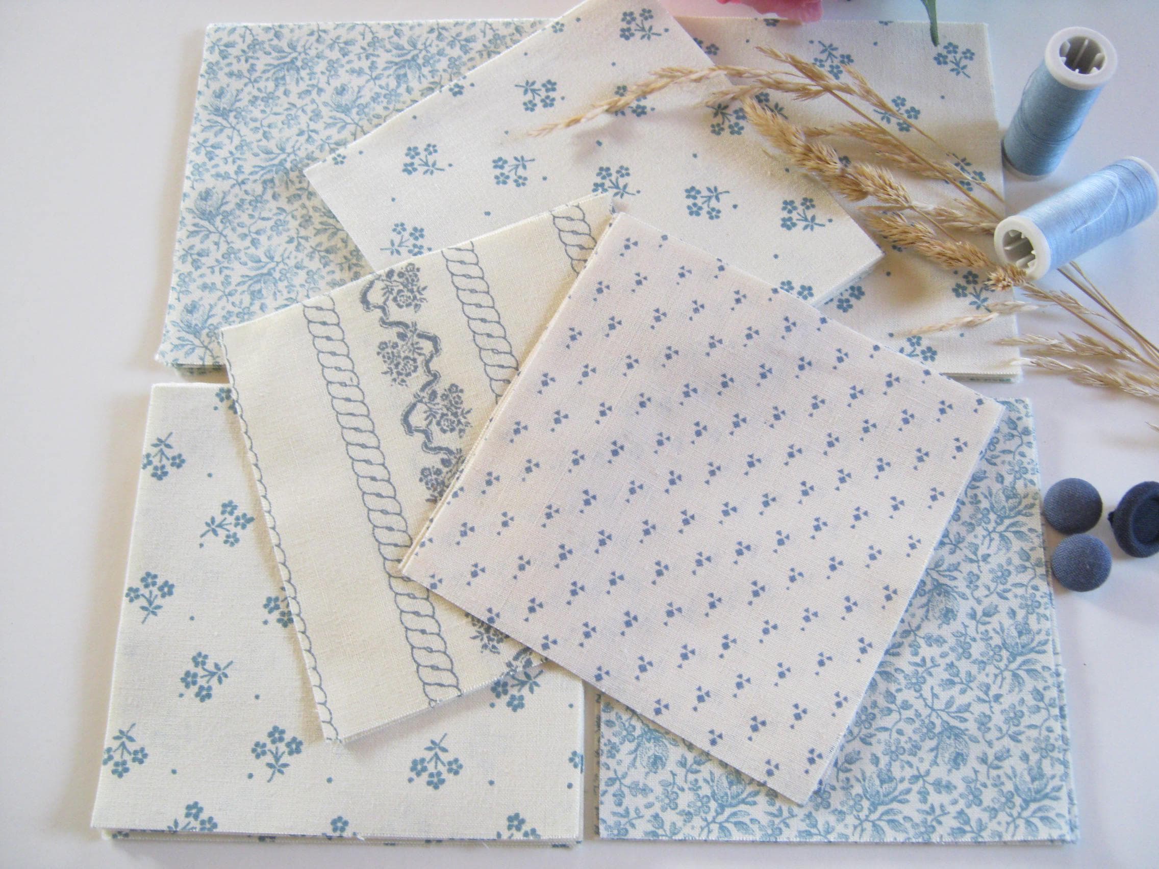 Laura Ashley Smoke Blue Fabric - Etsy