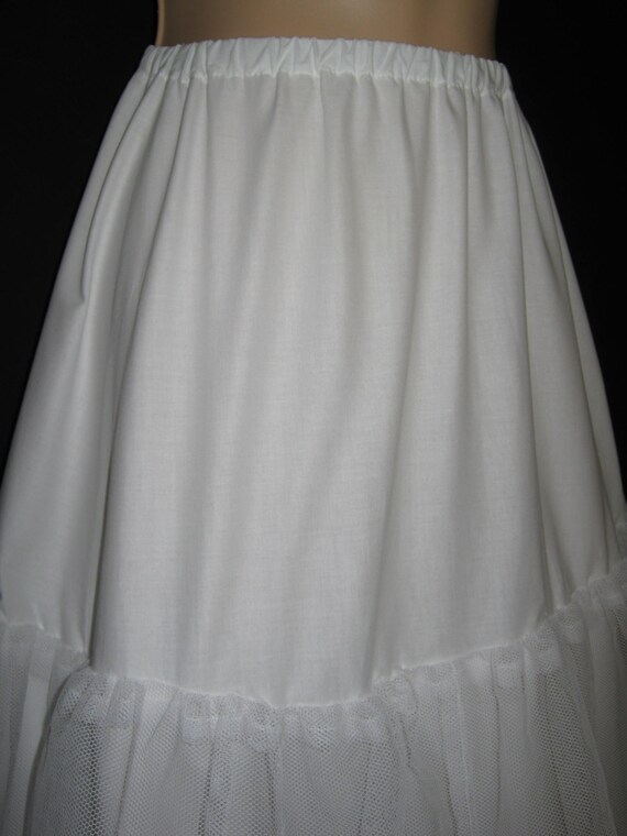 LAURA ASHLEY Vintage White Cotton Midi-Length Tie… - image 7