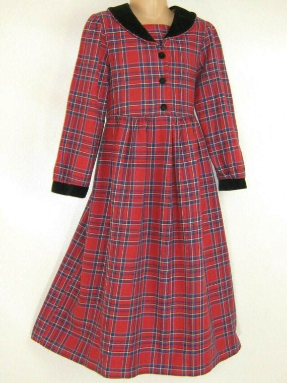 LAURA ASHLEY Vintage "Mother&Child" Label Tartan … - image 9