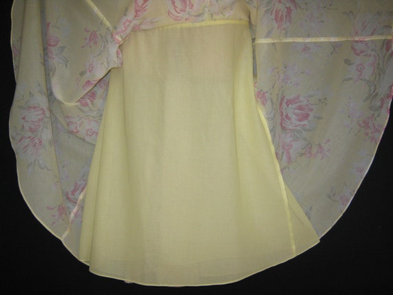 LAURA ASHLEY Vintage Sunshine Yellow Cotton Voile… - image 3