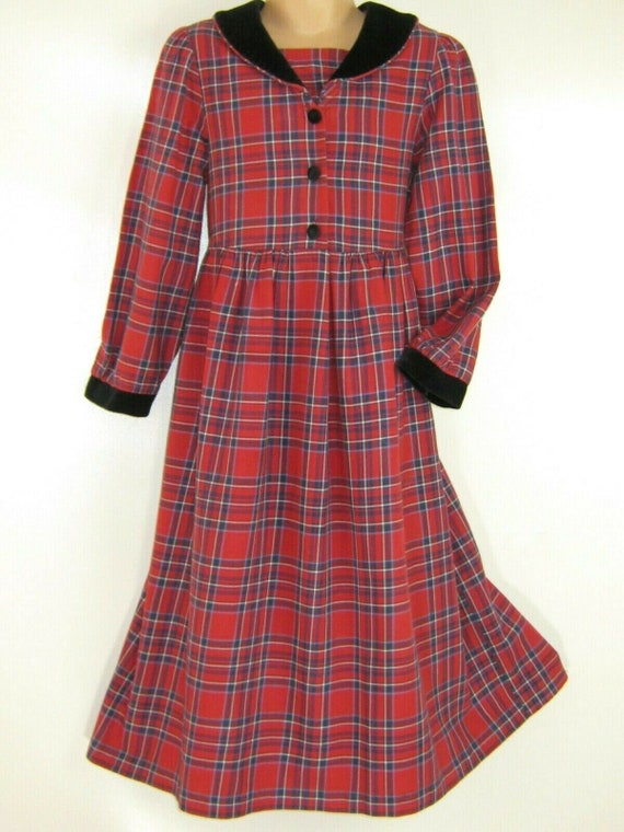 LAURA ASHLEY Vintage "Mother&Child" Label Tartan … - image 4