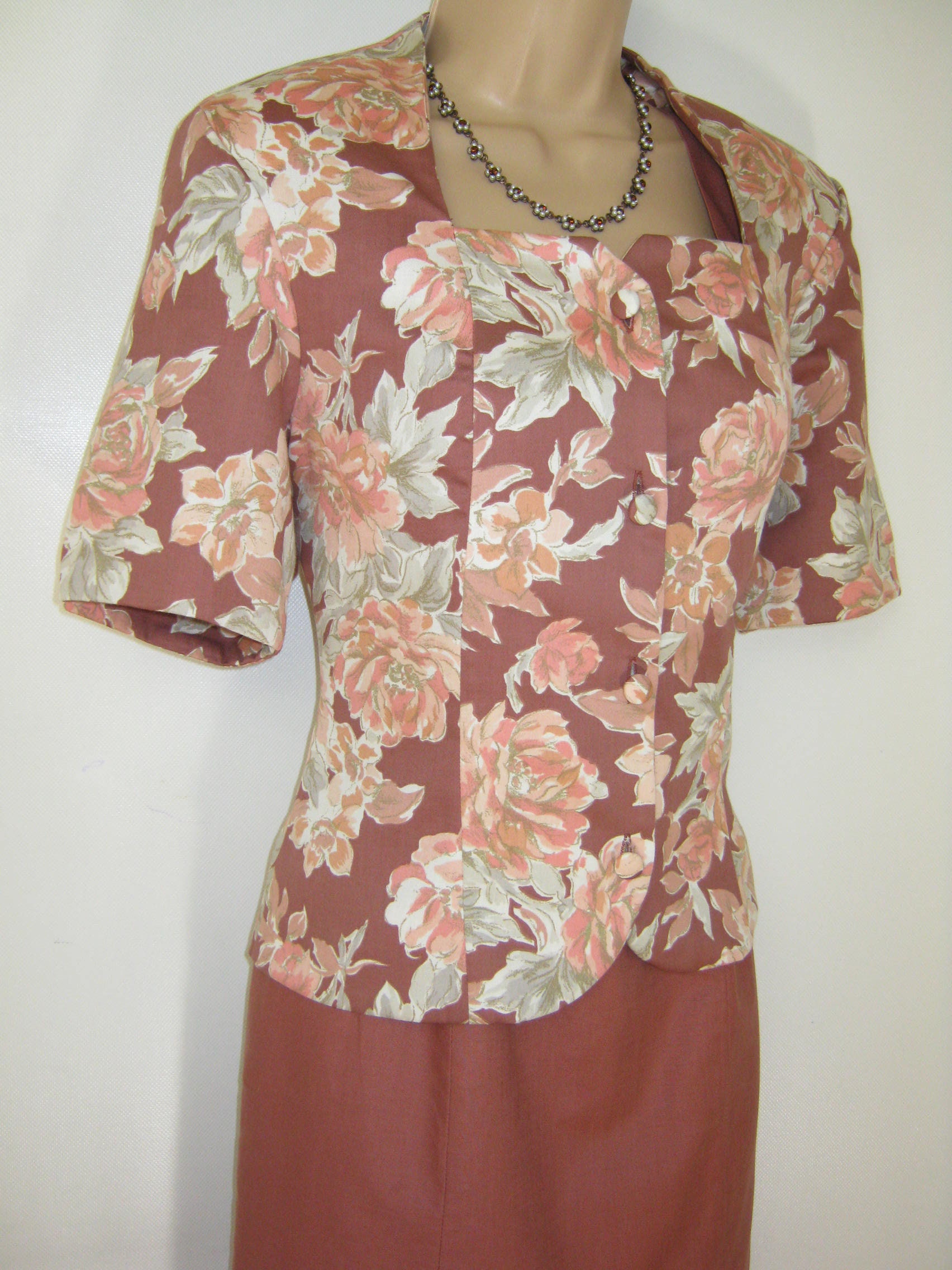 LAURA ASHLEY Vintage 1992 Nutmeg Embroidered Summer Shift Etsy