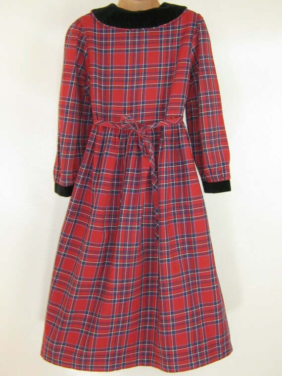 LAURA ASHLEY Vintage "Mother&Child" Label Tartan … - image 8