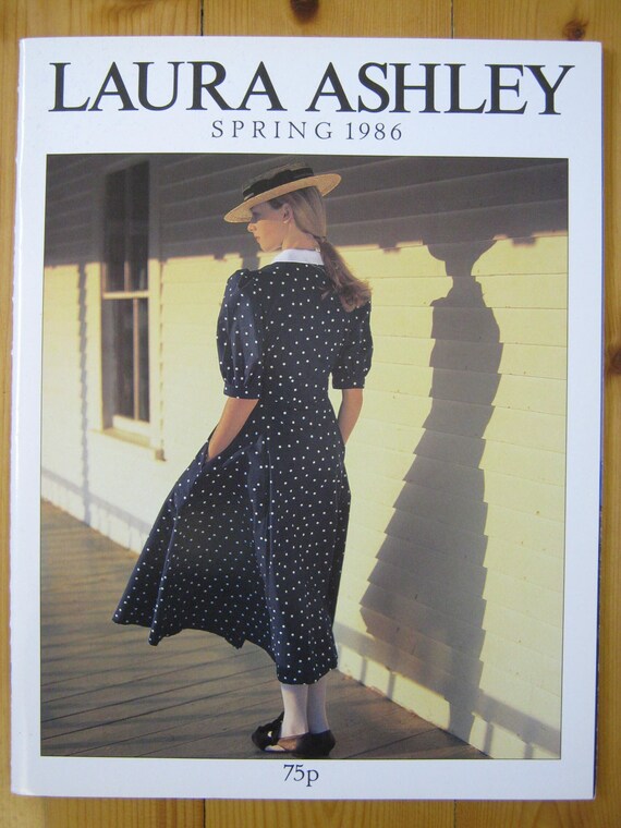LAURA ASHLEY Vintage 1986 Rare Spring Fashion Catalogue - Etsy