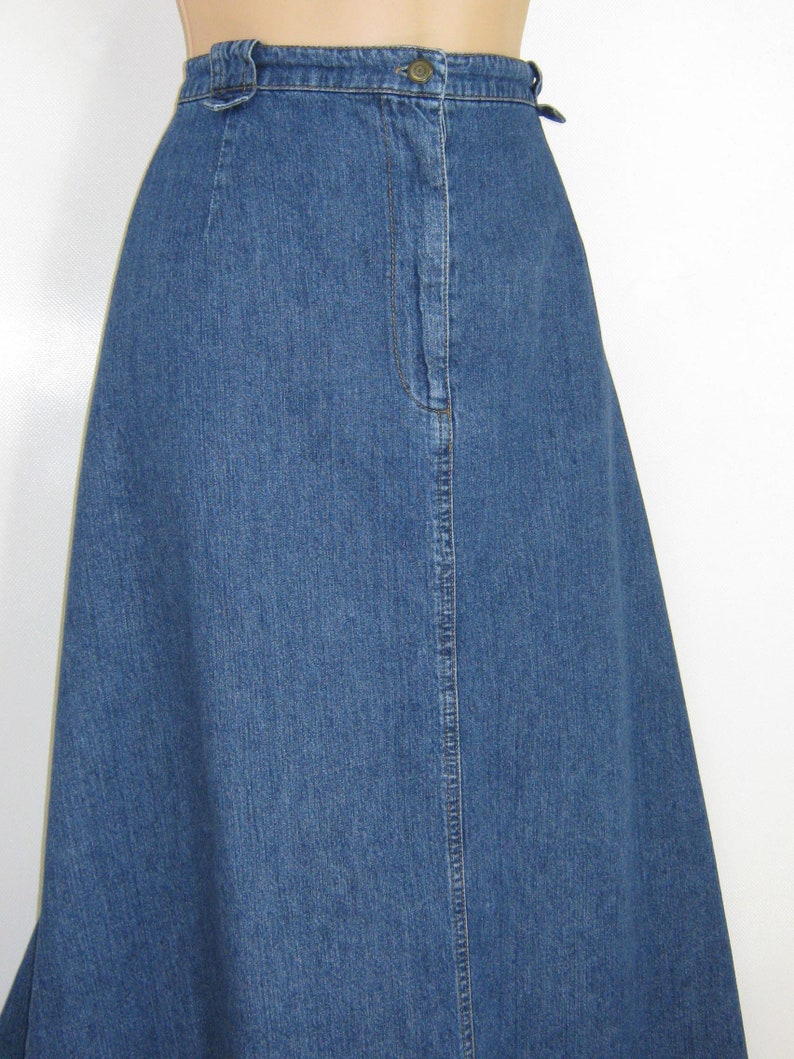 laura ashley denim skirt|OFF 76 