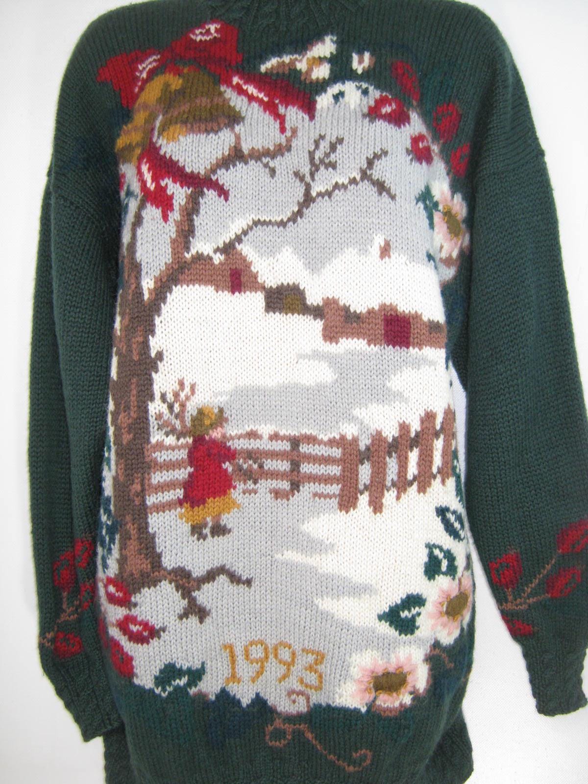 ローラ アシュレイ ヴィンテージ ウィンターモチーフ 1993年