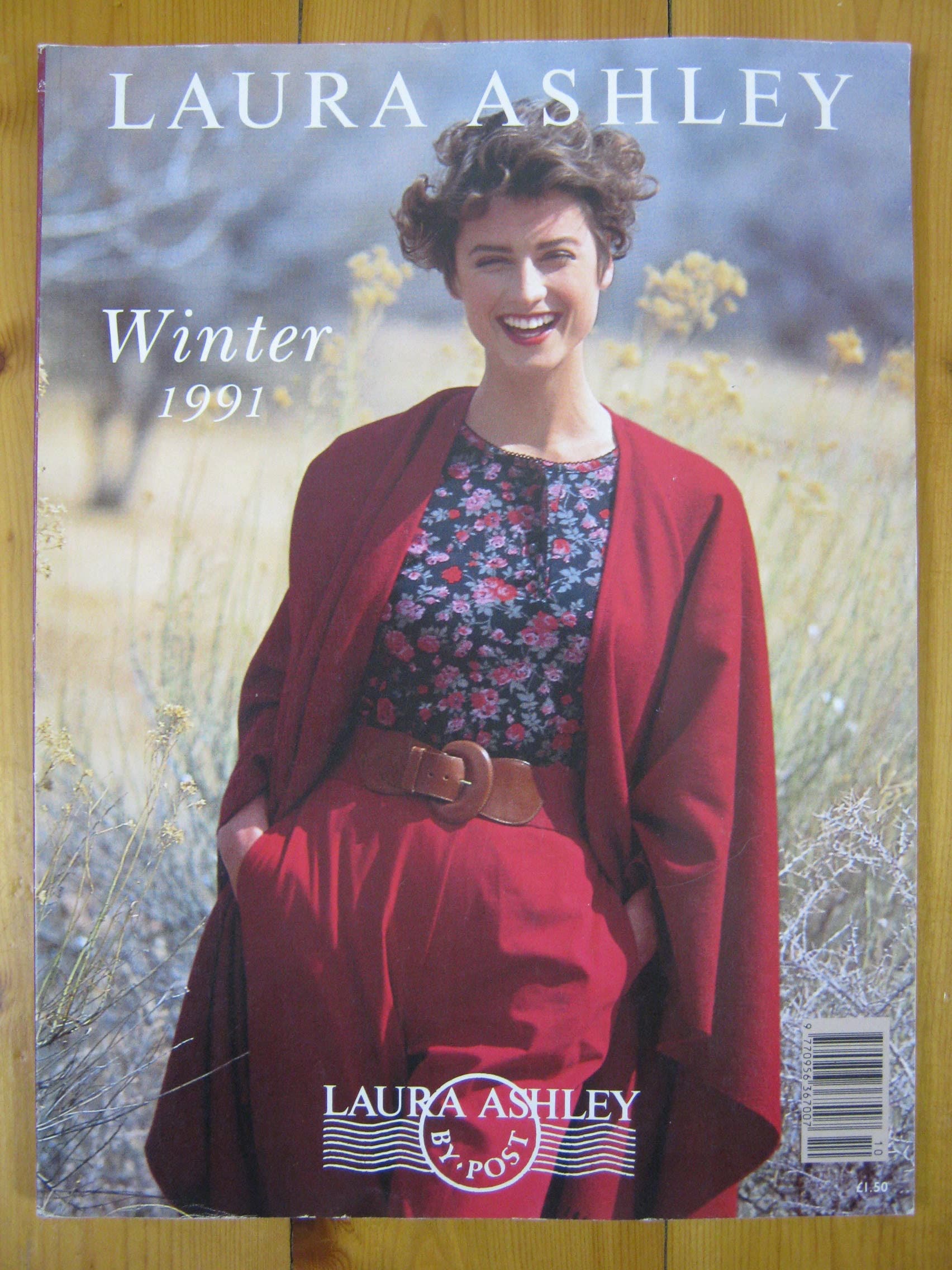 LAURA ASHLEY Vintage Rare 1991 Winter by Post Fashion and Home