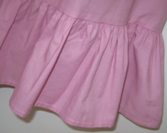 LAURA ASHLEY Vintage 80's Amaranth Pink Full-Length Ruffle Hem Elastic Waist Petticoat / Underskirt, UK12