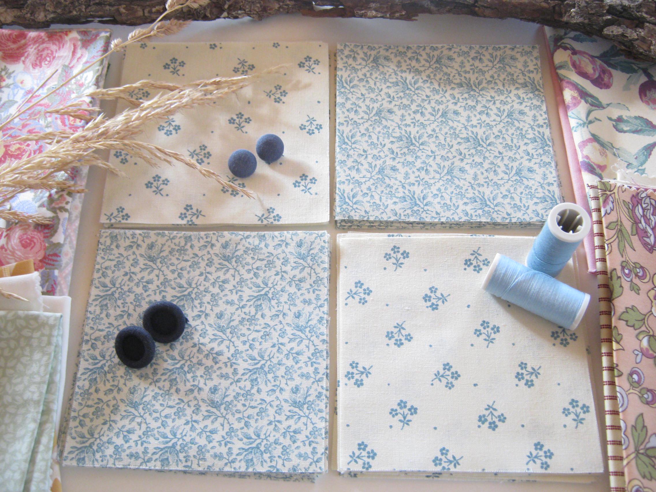 Laura Ashley Smoke Blue Fabric - Etsy