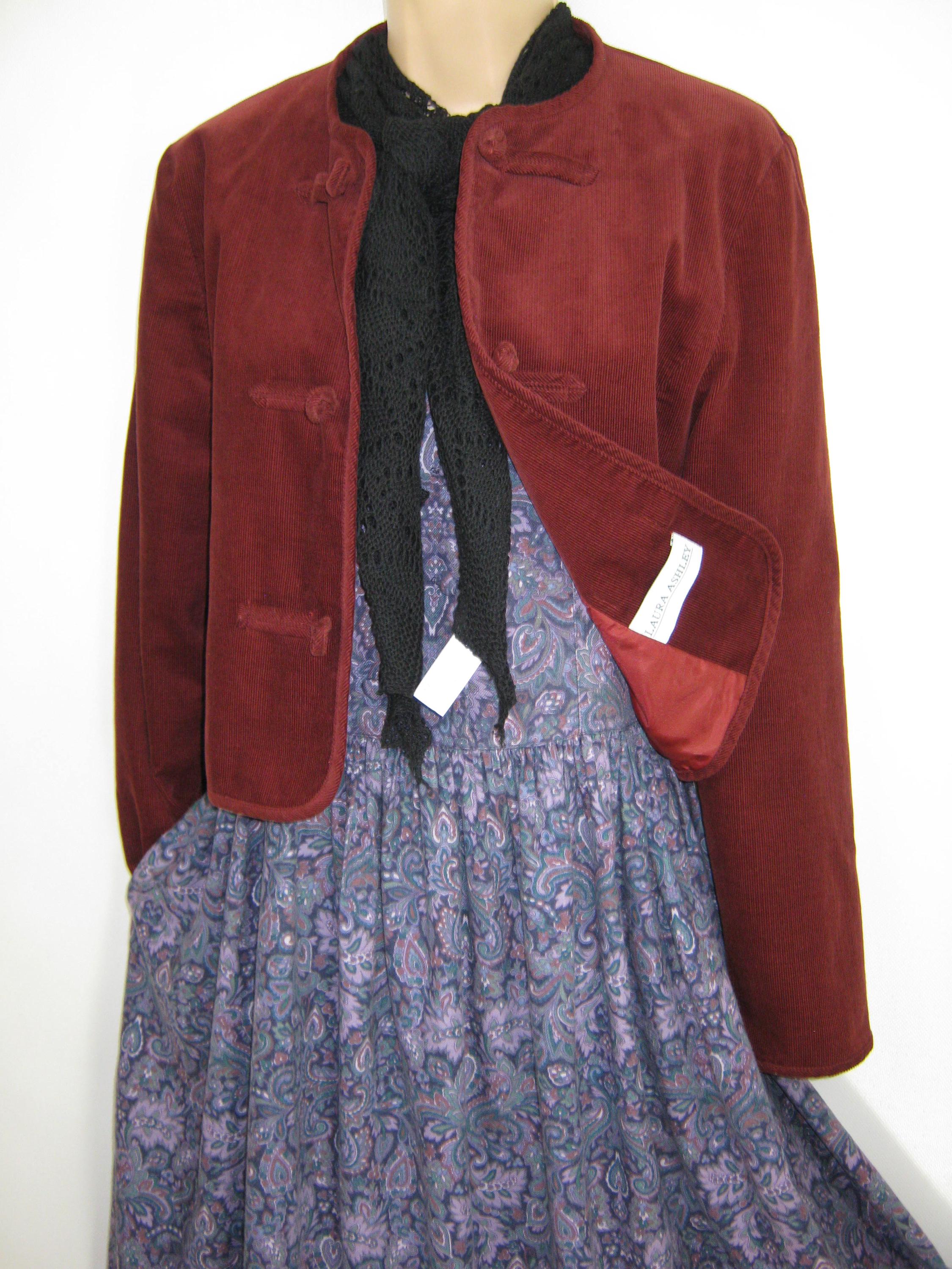 Laura Ashley Corduroy Coat - Etsy
