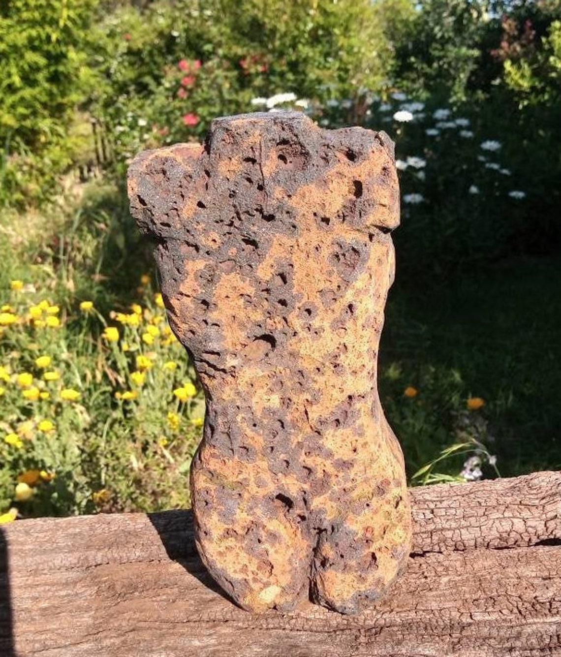 Female Torso handmade clay sculpture original one of a kind Etsy