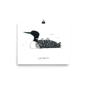 Loon Momma Print