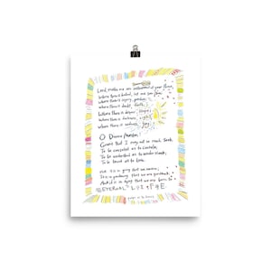 Prayer Of St. Francis Print