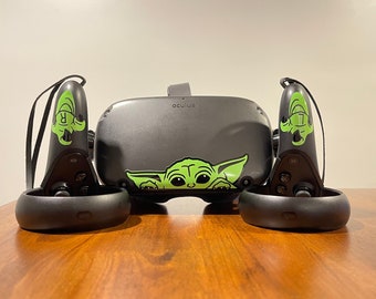Oculus Quest Baby Yoda Sticker Touch Control Left and Right Indicators Grogu