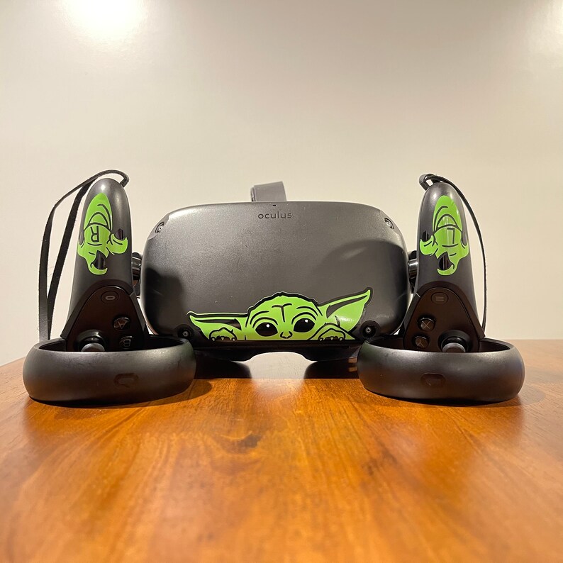 Oculus Quest Baby Yoda Sticker Touch Control Left and Right Indicators Grogu