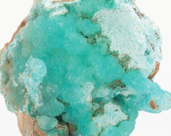 Natural Hemimorphite from Congo – Deep Blue, Raw Crystal Texture, 81.6 g