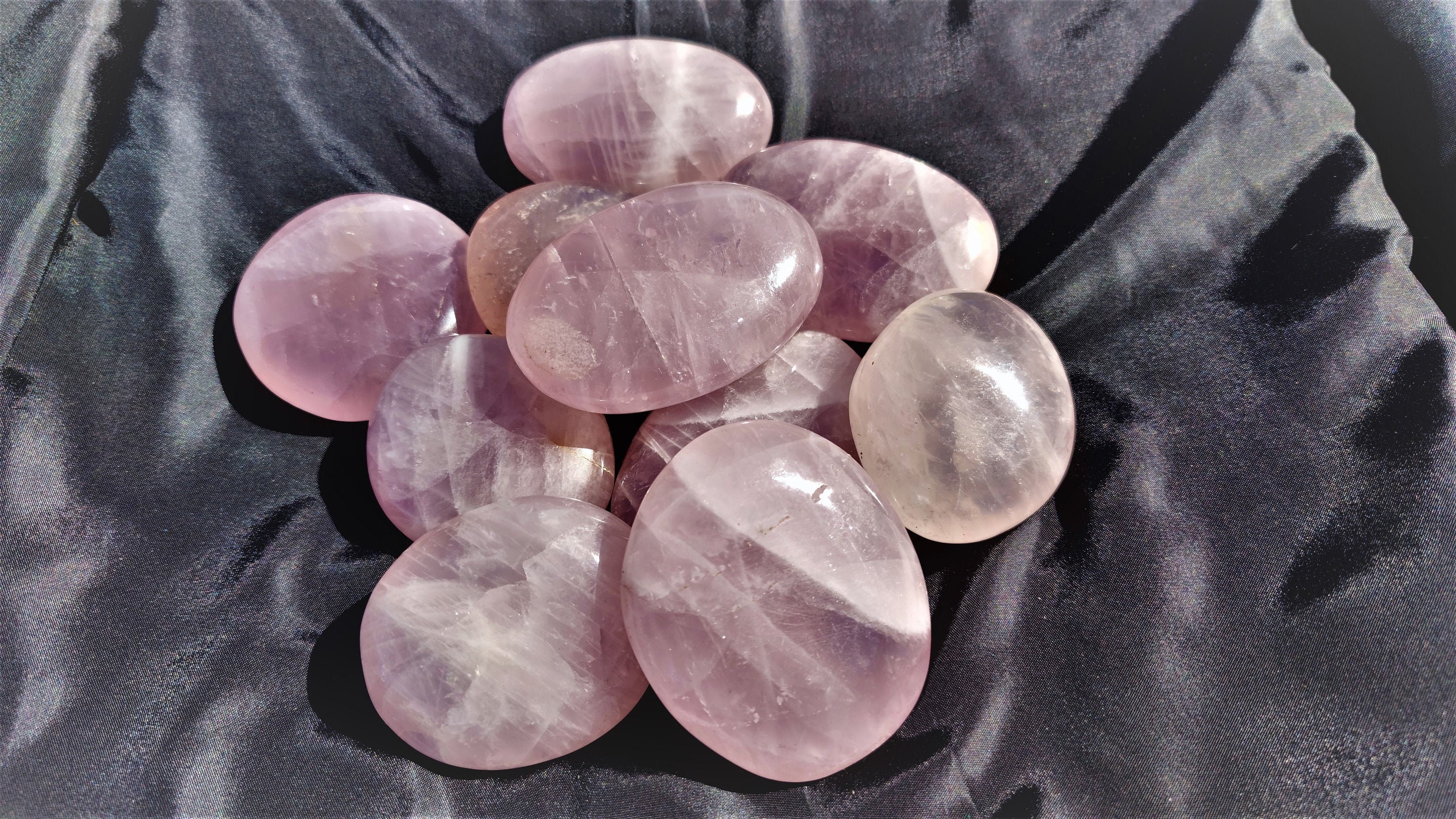 Extra Qualité Galets de Quartz Rose, Madagascar