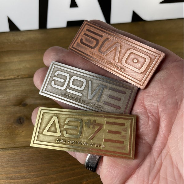 Star Wars New Republic Credit Bar Ingots Tokens Sabacc Solid Metal Steel Copper Brass Premium Prop Replicas Galaxy’s Edge Galactic Republic