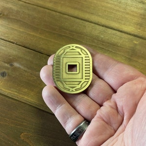 Star Wars Visions Credit Coin Tokens Sabacc Solid Metal Brass Premium Prop Replicas Galaxy’s Edge Galactic Republic Ronin Samurai Anime