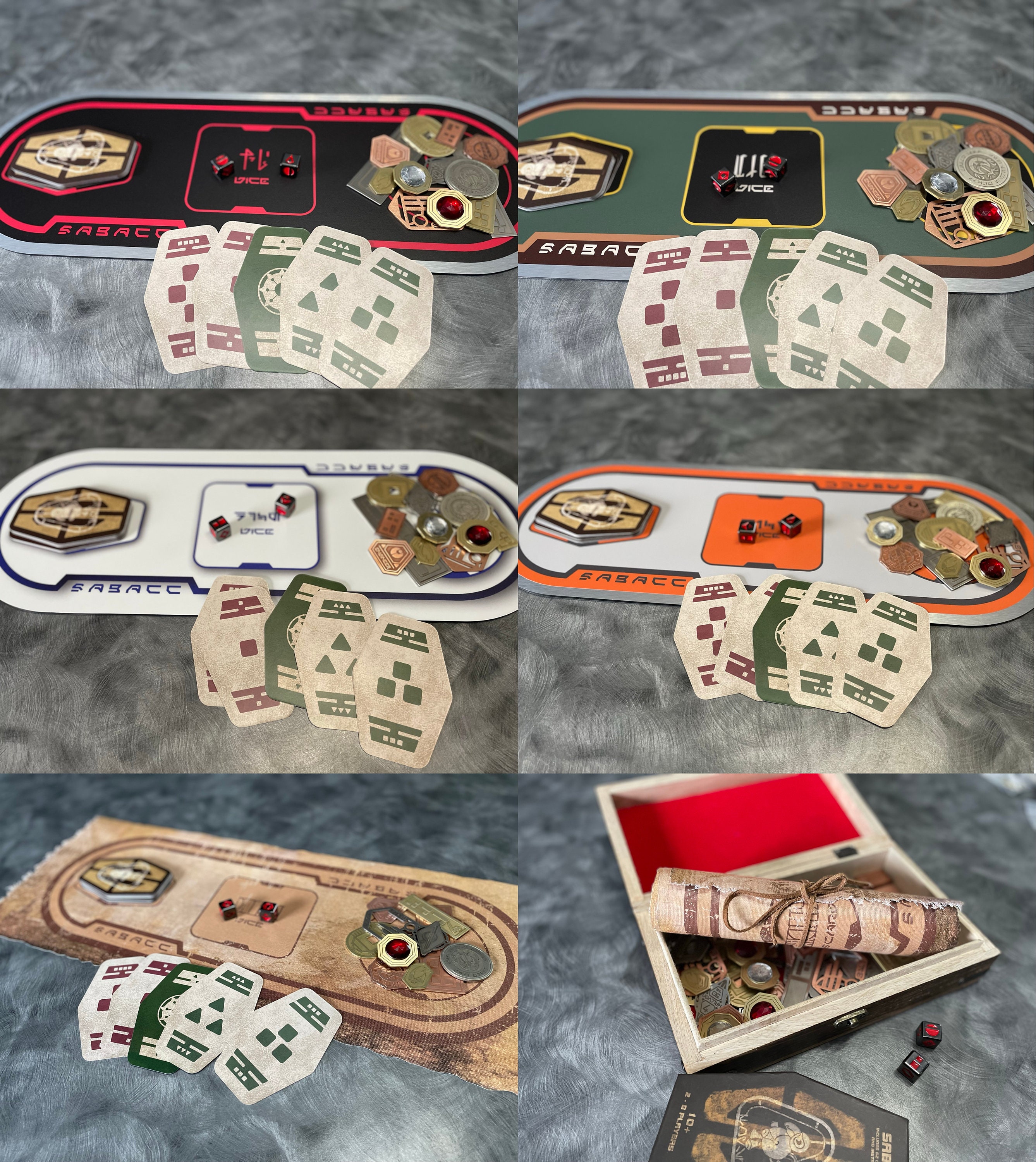 Sabacc Play Mat From Galactic Starcruiser Halcyon's Sublight