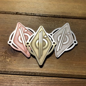 Galactic Starcruiser Halcyon Credit Tokens Sabacc Solid Stainless Steel Copper Brass Metal Prop Replica Star Wars Galaxy’s Edge Batuu Oga&#39;s
