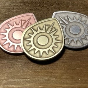 Black Sun Syndikat Spice Trade Credit Tokens Sabacc Solid Metal Edelstahl Kupfer Messing Premium Prop Replicas Star Wars Galaxy's Edge