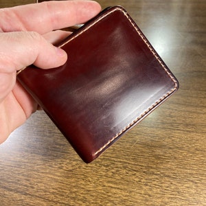 Horween Shell Cordovan Bifold Wallet