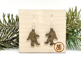 Bigfoot/Sasquatch Dangle Earrings